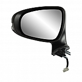 K-Source Exterior Mirror Electric Rectangular Black Single - 70716T