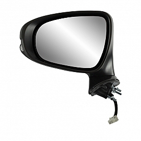 K-Source Exterior Mirror Electric Rectangular Black Single - 70716T