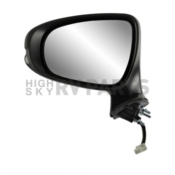 K-Source Exterior Mirror Electric Rectangular Black Single - 70716T