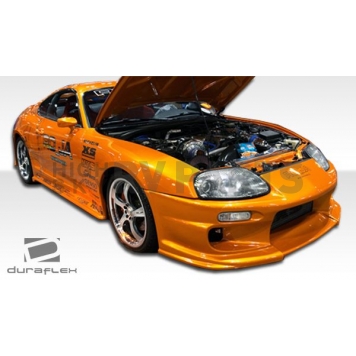 Extreme Dimensions Side Skirt - Primered Fiberglass Reinforced Plastic Black Set of 2 - 101343-1
