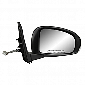K-Source Exterior Mirror Electric OEM Black Single - 70717T