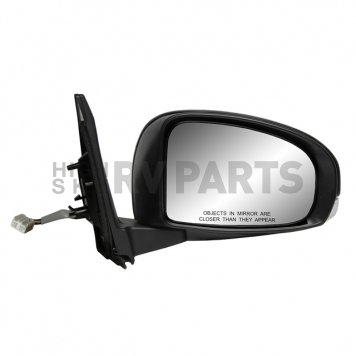 K-Source Exterior Mirror Electric OEM Black Single - 70717T