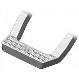 Carr Truck Step Titanium Silver Powder Coated Aluminum - 115774