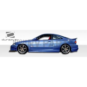 Extreme Dimensions Side Skirt - Primered Fiberglass Reinforced Plastic Black Set of 2 - 101371-4