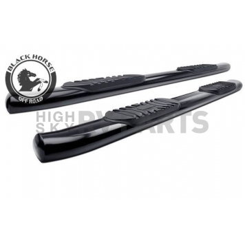 Black Horse Offroad Nerf Bar 5 Inch Steel Oval - 9BGM119ABN