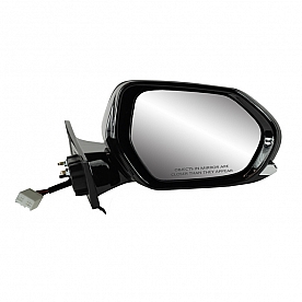 K-Source Exterior Mirror Electric OEM Black Single - 70721T