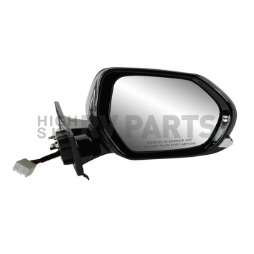 K-Source Exterior Mirror Electric OEM Black Single - 70721T