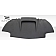 Extreme Dimensions Hood - Primered Fiberglass Black - 103770