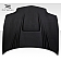 Extreme Dimensions Hood - Primered Fiberglass Black - 103770