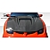 Extreme Dimensions Hood - Primered Fiberglass Black - 103770