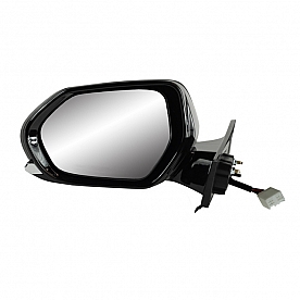 K-Source Exterior Mirror Electric OEM Black Single - 70722T