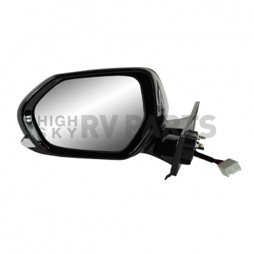 K-Source Exterior Mirror Electric OEM Black Single - 70722T