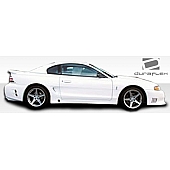 Extreme Dimensions Side Skirt - Primered Fiberglass Reinforced Plastic Black Set of 2 - 101432
