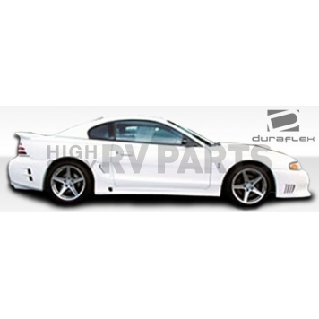 Extreme Dimensions Side Skirt - Primered Fiberglass Reinforced Plastic Black Set of 2 - 101432