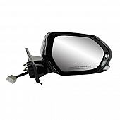 K-Source Exterior Mirror Electric OEM Black Single - 70723T
