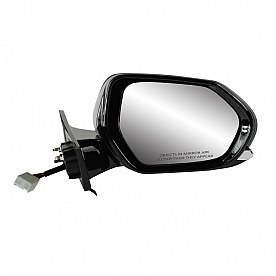 K-Source Exterior Mirror Electric OEM Black Single - 70723T