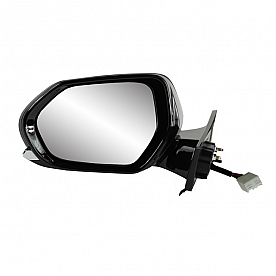 K-Source Exterior Mirror Electric OEM Black Single - 70724T