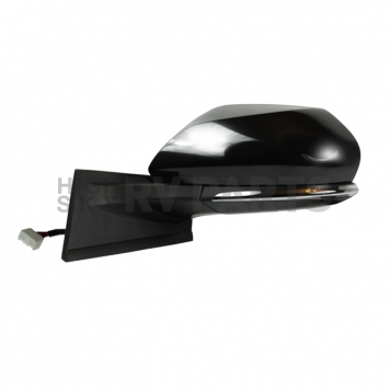 K-Source Exterior Mirror Electric OEM Black Single - 70724T-1