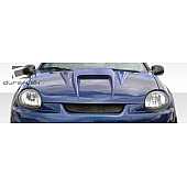 Extreme Dimensions Hood - Primered Fiberglass Black - 103775