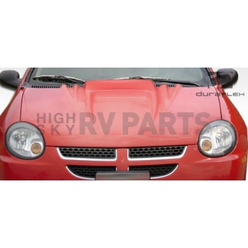Extreme Dimensions Hood - Primered Fiberglass Black - 103775-2