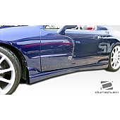 Extreme Dimensions Side Skirt - Primered Fiberglass Reinforced Plastic Black Set of 2 - 101253