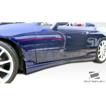 Extreme Dimensions Side Skirt - Primered Fiberglass Reinforced Plastic Black Set of 2 - 101253