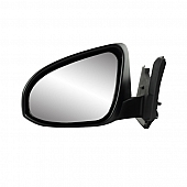 K-Source Exterior Mirror Manual OEM Black Single - 70726T