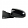 K-Source Exterior Mirror Manual OEM Black Single - 70726T