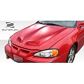 Extreme Dimensions Hood - Primered Fiberglass Black - 103780