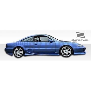 Extreme Dimensions Side Skirt - Primered Fiberglass Reinforced Plastic Black Set of 2 - 101283-1