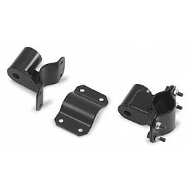Warrior Products Exterior Mirror Bracket Powder Coated Black Steel - 1418