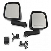 Warrior Products Exterior Mirror Bracket Powder Coated Black Steel - 1419