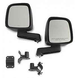Warrior Products Exterior Mirror Bracket Powder Coated Black Steel - 1419