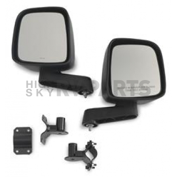 Warrior Products Exterior Mirror Bracket Powder Coated Black Steel - 1419