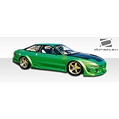 Extreme Dimensions Side Skirt - Primered Fiberglass Reinforced Plastic Black Set of 2 - 101233