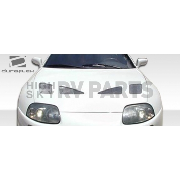 Extreme Dimensions Hood - Primered Fiberglass Black - 103570