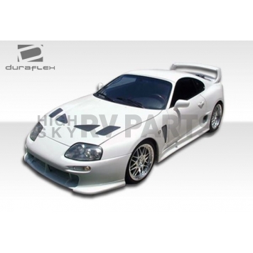 Extreme Dimensions Hood - Primered Fiberglass Black - 103570-5