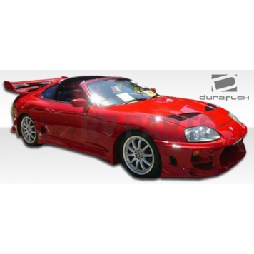 Extreme Dimensions Hood - Primered Fiberglass Black - 103570-7