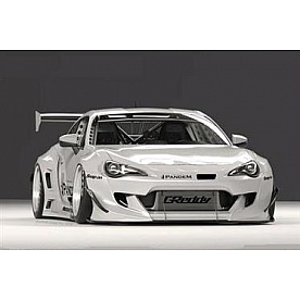 Rocket Bunny Ground Effects Kit - Matte Fiberglass Reinforced Plastics Gray/ Black - 17010270