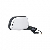K-Source Exterior Mirror Electric OEM Black With Silver Cover Single - 61031F