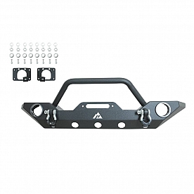 Paramount Automotive Bumper Direct-Fit 1-Piece Design Black - 518007