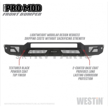 Westin Automotive Pro-Mod Bumper Modular Design Steel Black - 5841045