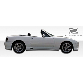 Extreme Dimensions Side Skirt - Primered Fiberglass Reinforced Plastic Black Set of 2 - 100966