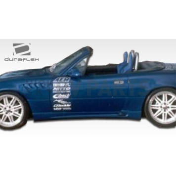 Extreme Dimensions Side Skirt - Primered Fiberglass Reinforced Plastic Black Set of 2 - 100966-1