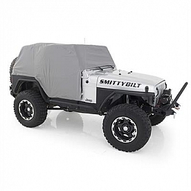 Smittybilt Cab Cover Gray Polypropylene Cab And Cargo Area - 1061
