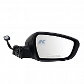 K-Source Exterior Mirror Electric Rectangular Black Single - 75561K