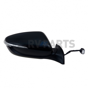 K-Source Exterior Mirror Electric Rectangular Black Single - 75561K-1
