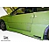 Extreme Dimensions Side Skirt - Primered Fiberglass Reinforced Plastic Black Set of 2 - 100848
