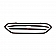 Coast To Coast Grille Insert - Black/ Gloss Plastic - GI492BLK