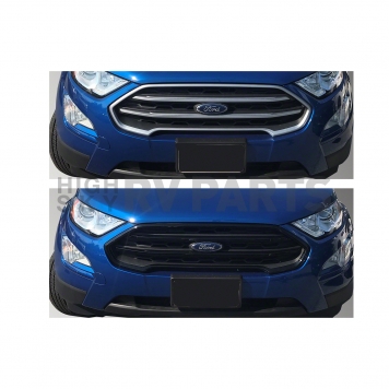 Coast To Coast Grille Insert - Black/ Gloss Plastic - GI492BLK-3